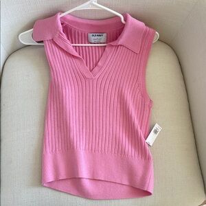 NWT Old Navy Pink Sleeveless Knit Top